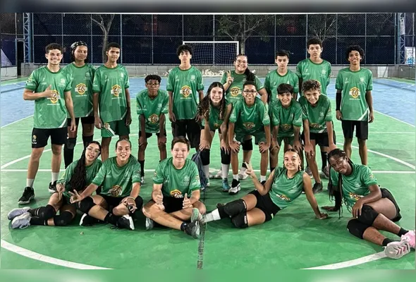 Imagem ilustrativa da imagem Festival de vôlei reúne 600 alunos na Sesport