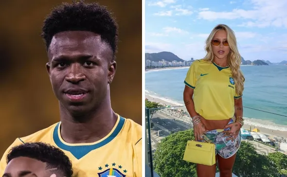 Imagem ilustrativa da imagem Vini Jr. reclama de insultos a Virgínia em jogo do Brasil: 'Respeito e carinho'