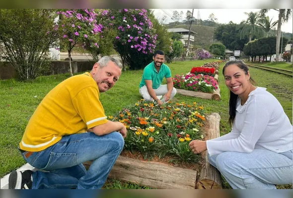 Imagem ilustrativa da imagem Vizinhos plantam mais de 15 mil flores em Marechal Floriano