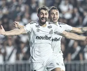 Imagem ilustrativa da imagem Santos desencanta no 2º tempo e atropela o Vasco pelo Brasileirão