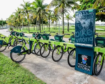 Imagem ilustrativa da imagem Bike Vitória terá uso gratuito no aniversário de 475 anos de Vitória