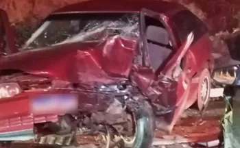 Imagem ilustrativa da imagem Acidente entre dois carros deixa seis feridos em rodovia no ES