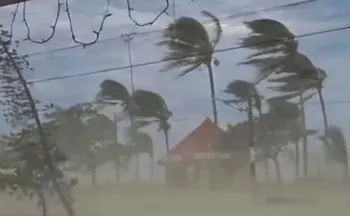 Imagem ilustrativa da imagem Cidade de Santos, no litoral de São Paulo, registra ventos de 109 km/h