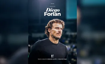 Imagem ilustrativa da imagem Seleção do Uruguai anuncia Diego Forlán como técnico após a saída de Loco Bielsa