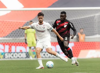 Imagem ilustrativa da imagem Em jogo de seis gols, Athletico-PR e Fluminense empatam por 3 a 3