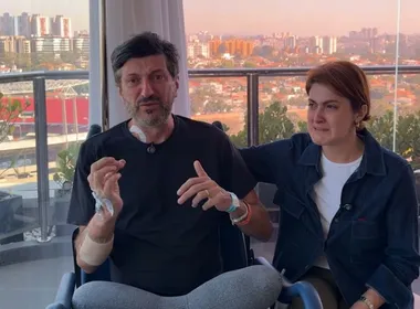 Imagem ilustrativa da imagem Em vídeo gravado após diagnóstico de doença, Lito Sousa diz acreditar em milagre
