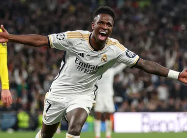 Imagem ilustrativa da imagem Vini Jr. acerta renovação com o Real Madrid até 2032