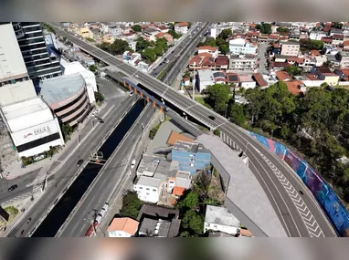 Projeção de como vai ficar a Segunda Ponte sem as barreiras centrais