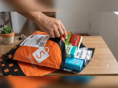 Imagem ilustrativa da imagem Anvisa libera venda de remédios por farmácias na Shopee