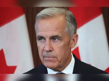 Imagem ilustrativa da imagem Após tarifa de 50% dos EUA, Canadá promete retaliar 'dólar por dólar'
