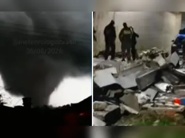 Imagem ilustrativa da imagem Defesa Civil confirma uma morte e cinco feridos após ciclone bomba no RS