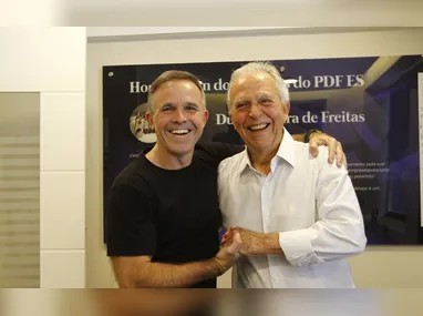 Maurício Meireles e os filhos  João Vitor Morandi, de 25 anos, e  Lucas Morandi, de 19 anos