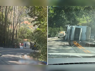 Imagem ilustrativa da imagem Idoso morre atropelado por caminhão sem freio na BR-484 em Afonso Cláudio