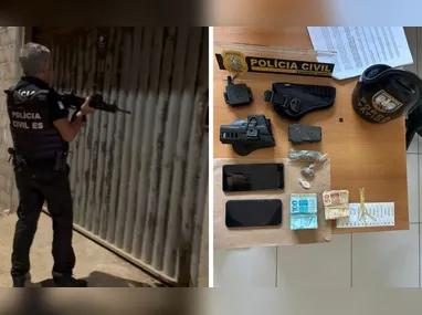 Imagem ilustrativa da imagem Polícia Civil faz operação contra grupo ligado ao tráfico de drogas do Norte do ES