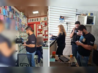 Imagem ilustrativa da imagem Polícia Civil recupera 277 celulares e prende quatro homens por receptação no ES