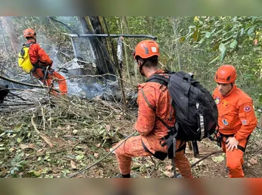 Imagem ilustrativa da imagem Quatro pessoas morrem em acidente de helicóptero no Rio