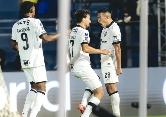 Imagem ilustrativa da imagem Atlético-MG supera o Red Bull Bragantino e abre vantagem na Copa Sul-Americana