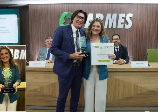 Imagem ilustrativa da imagem Jornalista de A Tribuna recebe prêmio nacional de educação