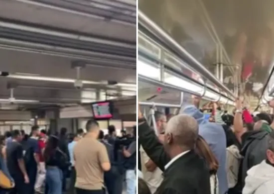 Imagem ilustrativa da imagem Passageiros enfrentam superlotação e atraso durante greve de trens em SP