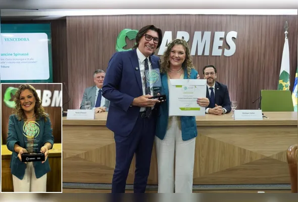 Imagem ilustrativa da imagem Jornalista de A Tribuna recebe prêmio nacional de educação