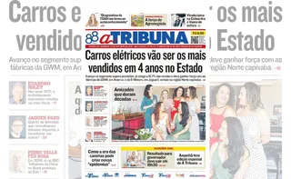 Imagem ilustrativa da imagem Confira os destaques do jornal A Tribuna deste domingo, 25 de outubro