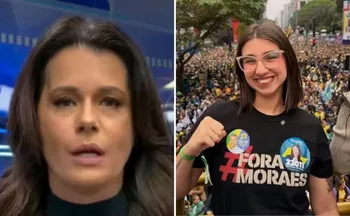 Imagem ilustrativa da imagem Âncora da Band critica deputada de SP Eduarda Campopiano por fala sobre feminicídio