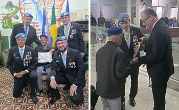 Imagem ilustrativa da imagem Até o Último Homem: único pracinha vivo do ES recebe medalha da ONU
