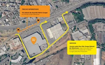 Imagem ilustrativa da imagem Avenida Mário Gurgel tem interdição total em trecho no sentido Viana