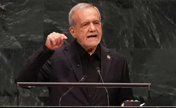 Imagem ilustrativa da imagem Em discurso duro na ONU, presidente do Irã acusa EUA e Israel de terrorismo