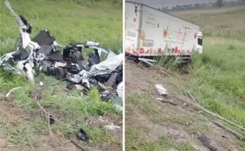 Imagem ilustrativa da imagem Homem morre e outro fica ferido após colisão na BR-101 em Linhares