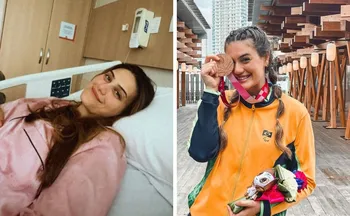 Imagem ilustrativa da imagem Ouro no Mundial de vôlei sentado, Luiza Fiorese amputa a perna