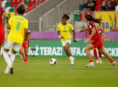 Imagem ilustrativa da imagem Brasil é eliminado pela Espanha nas quartas da Copa Feminina sub-20