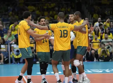 Imagem ilustrativa da imagem Brasil vence Venezuela e está no mundial de vôlei masculino
