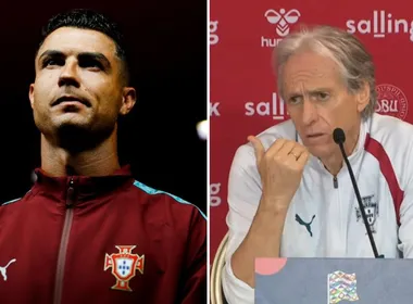 Imagem ilustrativa da imagem Cristiano Ronaldo abandona seleção portuguesa após entrevista de Jesus