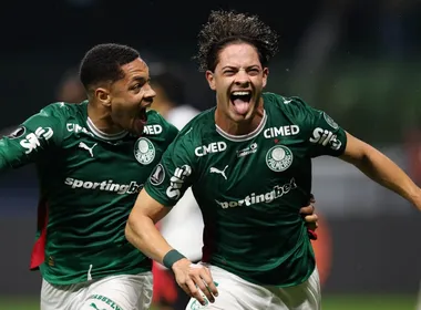 Imagem ilustrativa da imagem Palmeiras vence a LDU no Nubank Parque e joga por empate em Quito