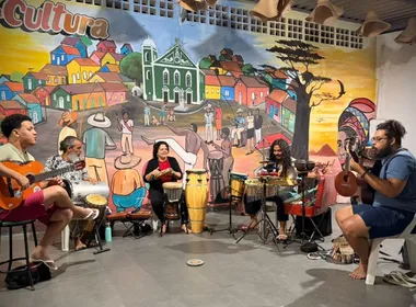 Imagem ilustrativa da imagem Quintal da Cultura reúne congo, música afro-indígena da Sankofa e artes em Viana