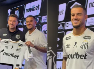 Imagem ilustrativa da imagem Santos anuncia a contratação do meio-campista Philippe Coutinho