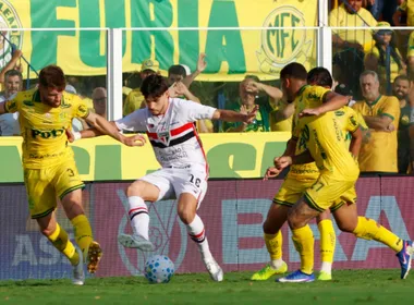 Imagem ilustrativa da imagem São Paulo reage após bombardeio do Mirassol e busca empate fora