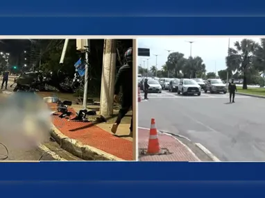 Acidente aconteceu na Rodovia do Sol, na altura de Setiba, em Guarapari