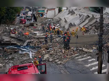 Imagem ilustrativa da imagem Criança desaparecida é encontrada morta após desabamento de prédio em SP