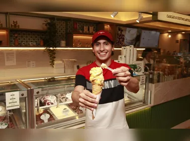 Produtos em exposição na feira