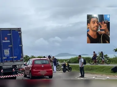 Acidente foi registrado na rodovia ES-487, em Rio Novo do Sul