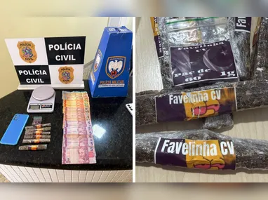 Imagem ilustrativa da imagem Jovem é preso e adolescente apreendido suspeitos de tráfico de drogas em Sooretama