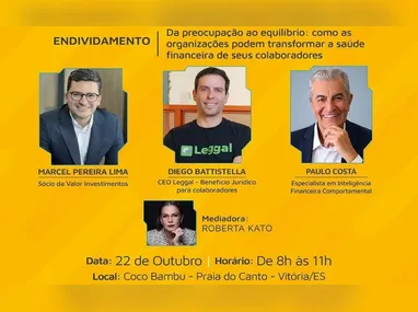 Imagem ilustrativa da imagem LeCard Talks debate endividamento e saúde financeira das organizações em Vitória