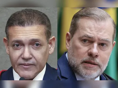 Os ministros Kássio Nunes Marques e Dias Toffoli, do Supremo Tribunal Federal (STF)