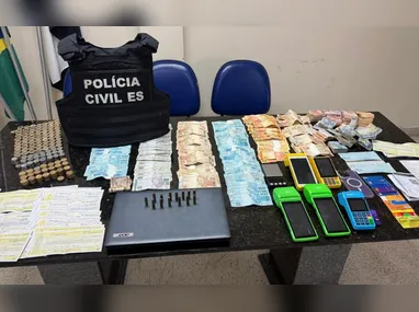 Material apreendido foi encontrado junto do suspeito Rafael Felicíssimo Medeiros
