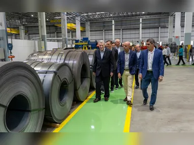 Imagem ilustrativa da imagem Nova fábrica na Serra mira produção de 200 mil toneladas de aço por ano