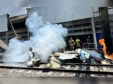 Aeronave da Polícia Militar cai em Minas Gerais; três pessoas morrem