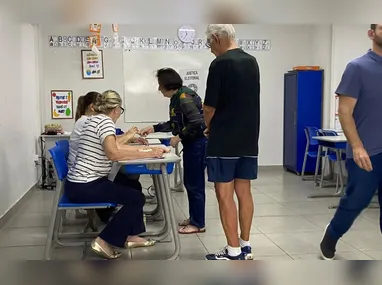 Movimentação no Colégio Salesiano