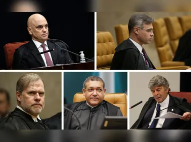 Ministro do Supremo Tribunal Federal (STF) Flávio Dino durante uma sessão da Corte